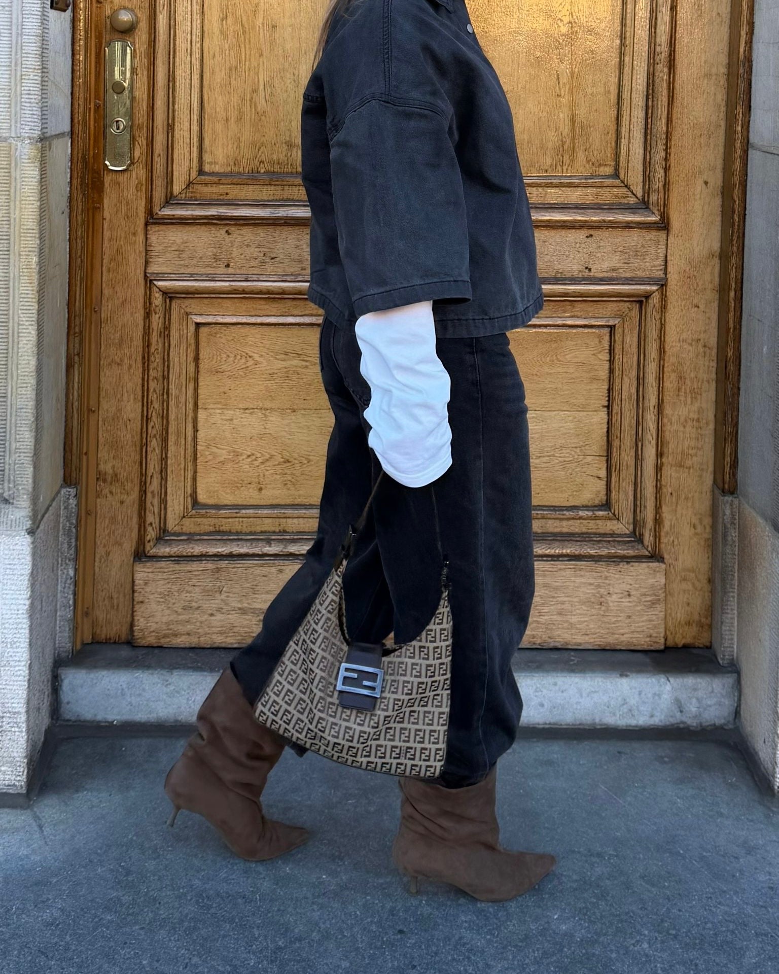 Fendi Zucchino Shoulder Bag