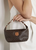 Celine Macadam Canvas Hand Pouch PVC