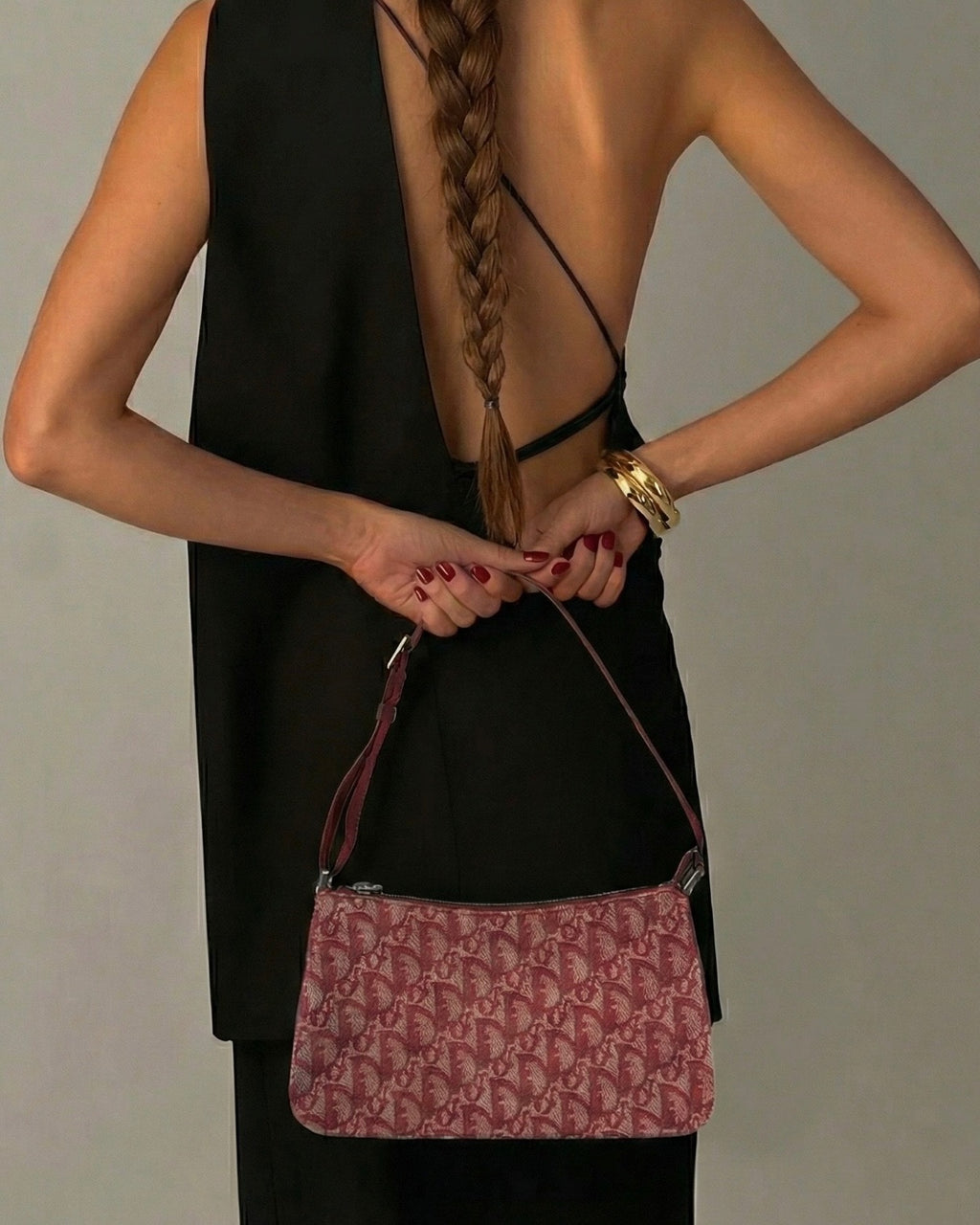 Dior Oblique Monogram Canvas Shoulder Bag