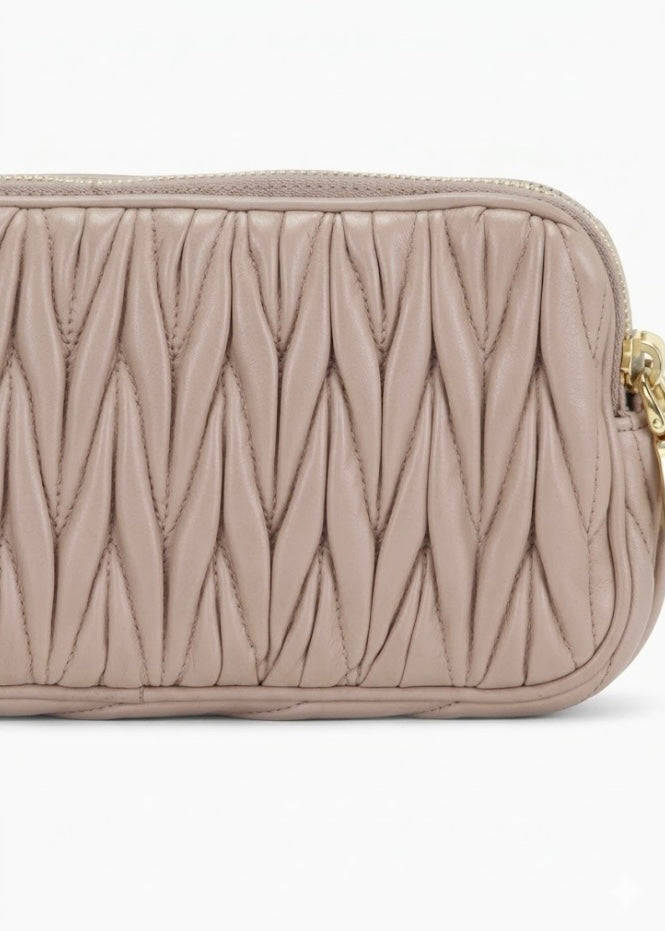 Miu Miu Pouch Bag Leather Lined