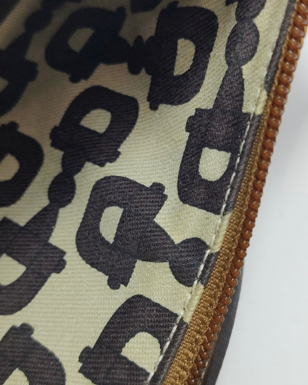 Gucci Double G Monogram Canvas Shoulder Bag