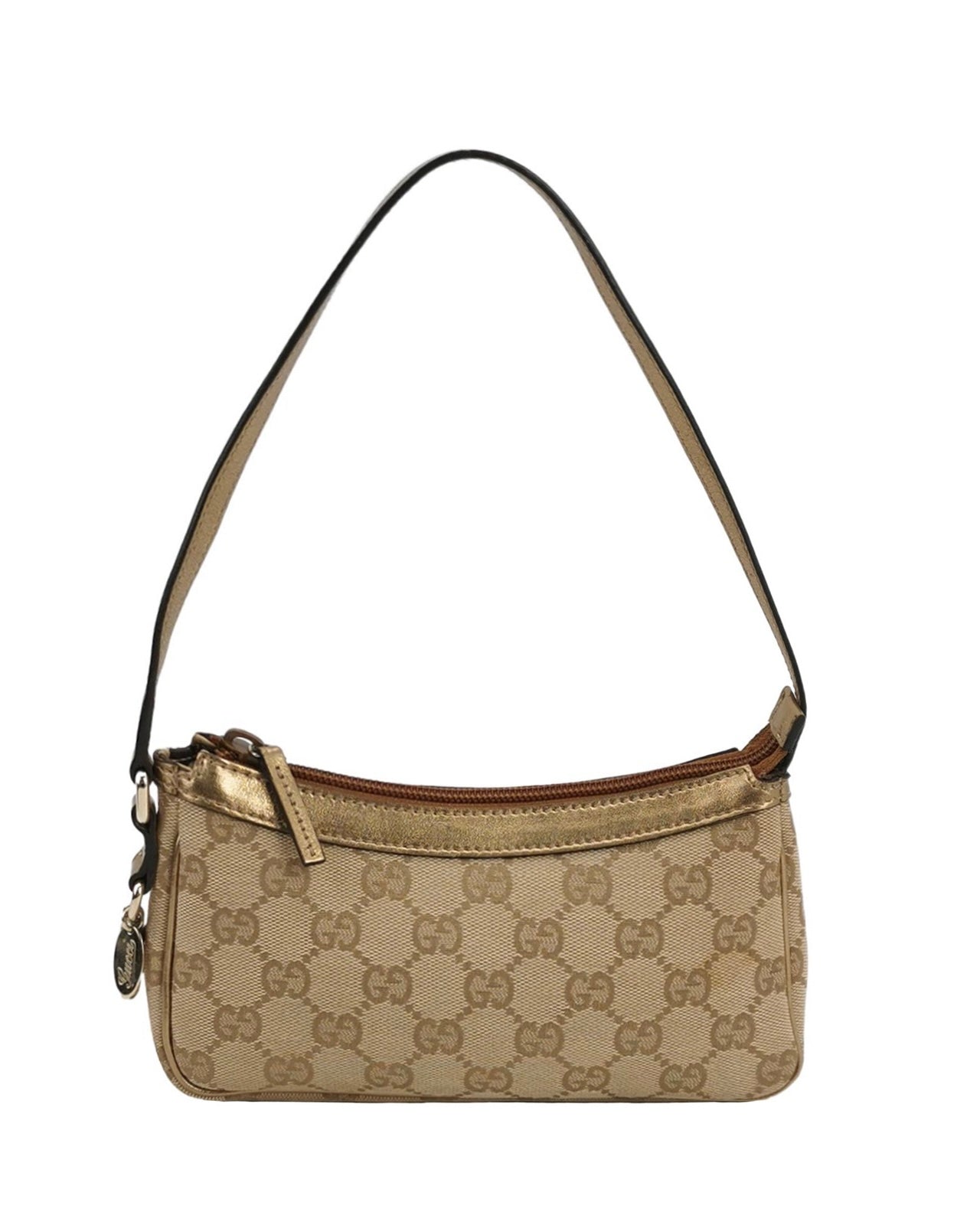 Gucci Double G Monogram Canvas Schoudertas