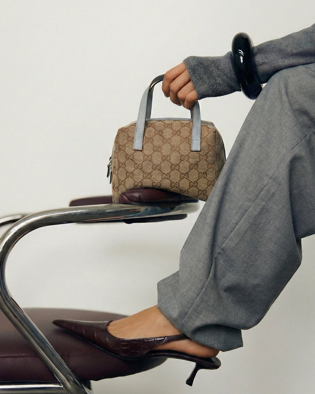 Gucci GG Canvas Handbag