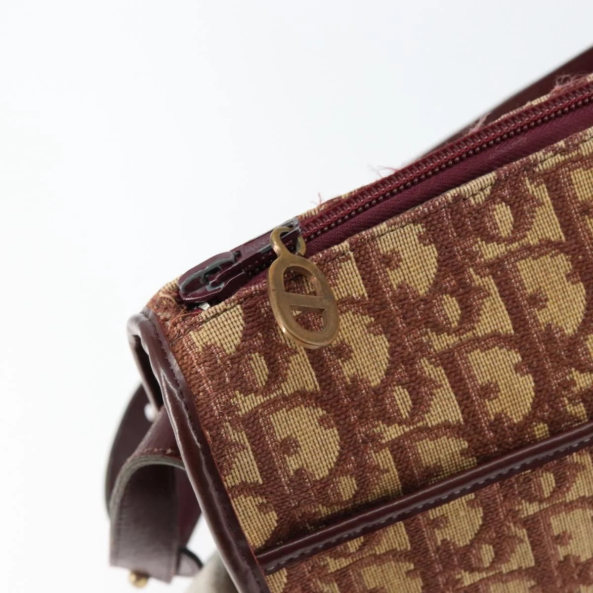 Christian Dior Trotter Canvas Shoulder Bag