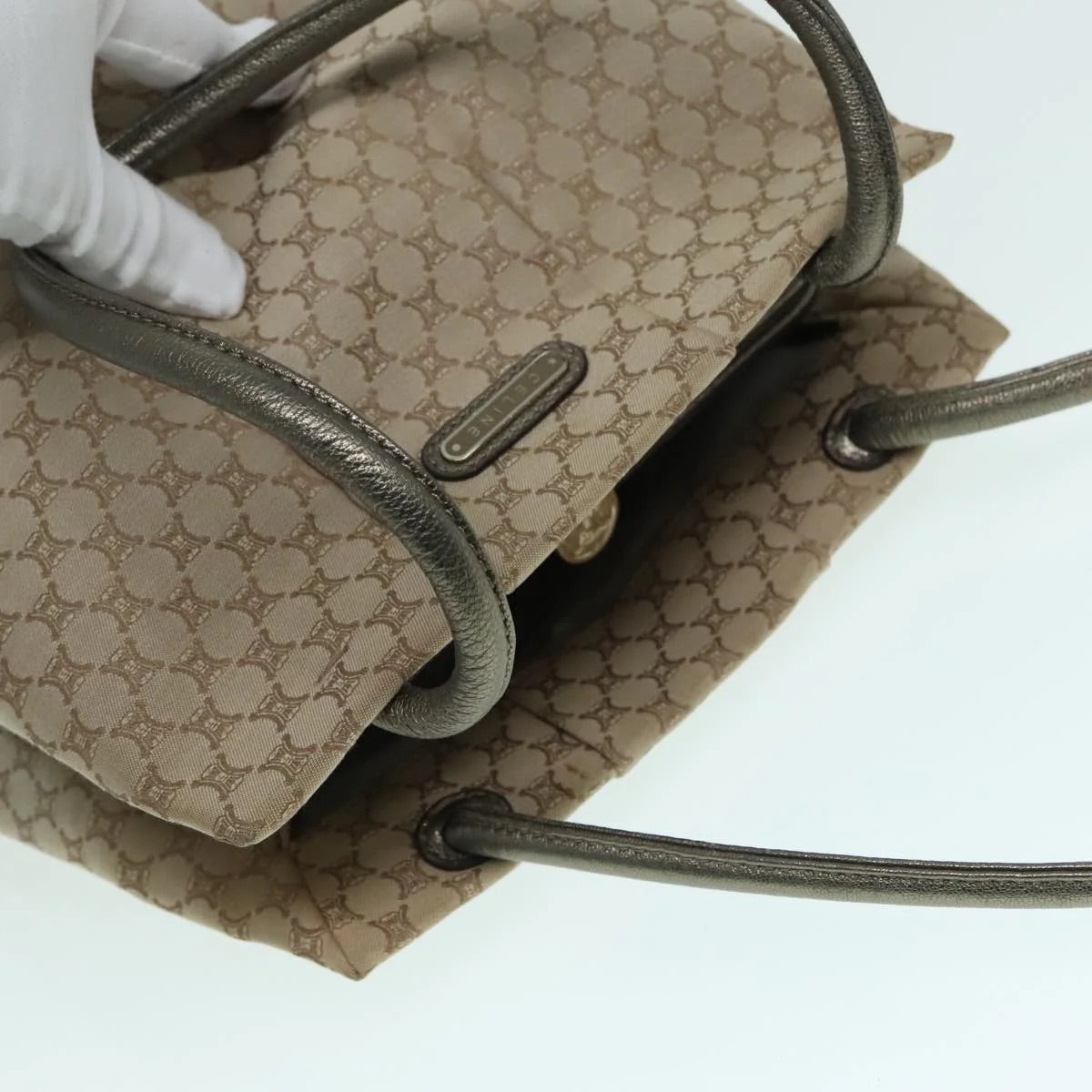 Celine Macadam Canvas Shoulder Bag