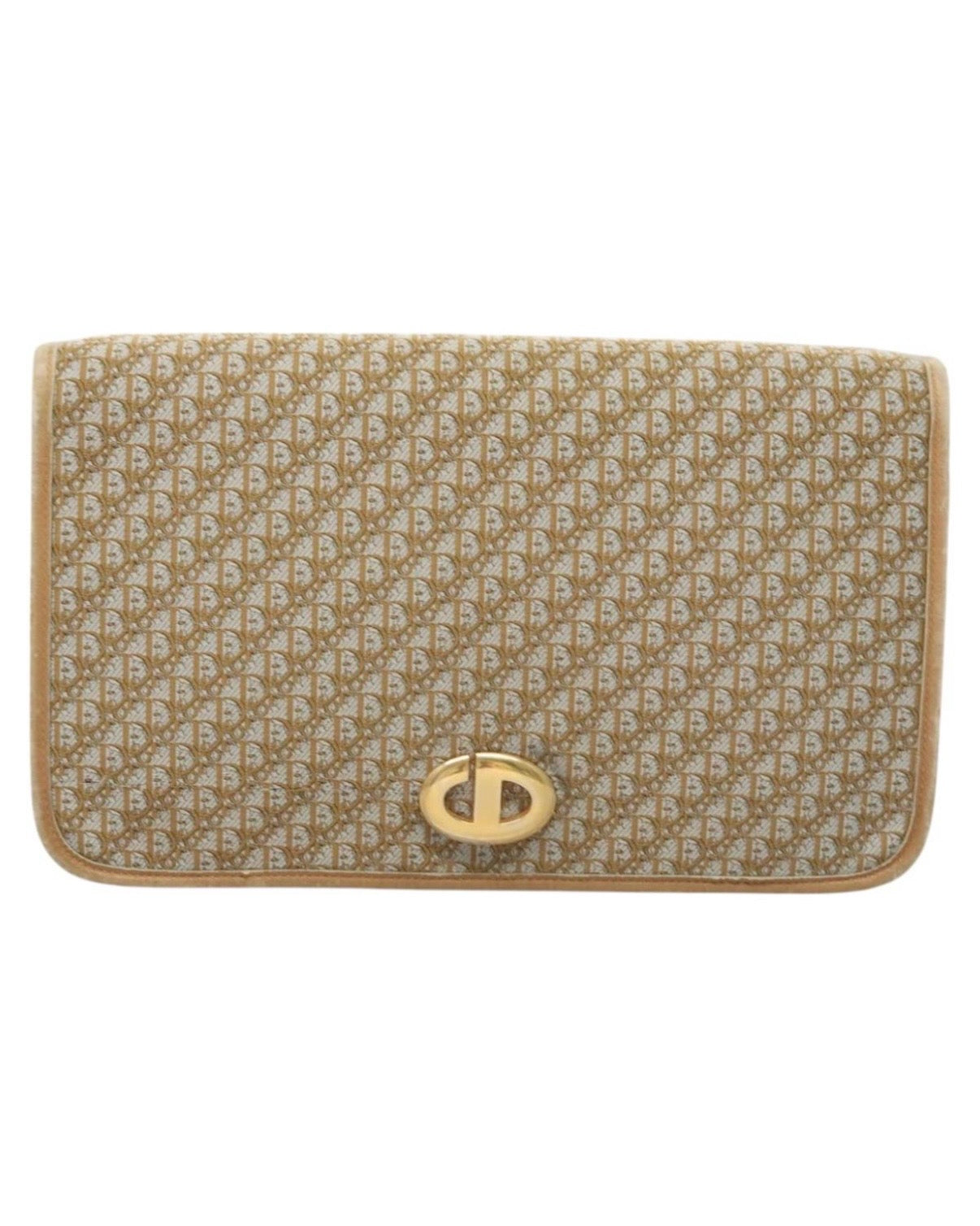 Christian Dior Trotter Canvas Chain Shoulder Bag
