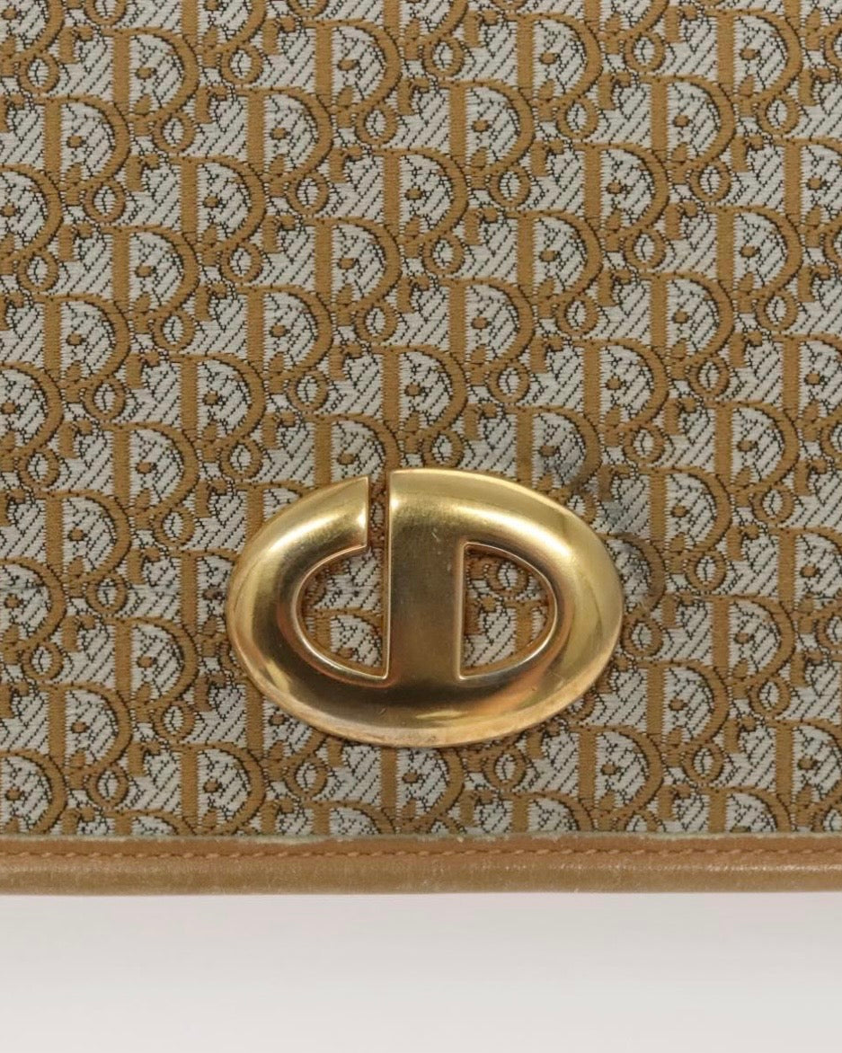 Christian Dior Trotter Canvas Chain Shoulder Bag