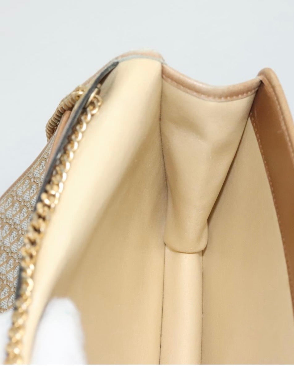 Christian Dior Trotter Canvas Chain Shoulder Bag