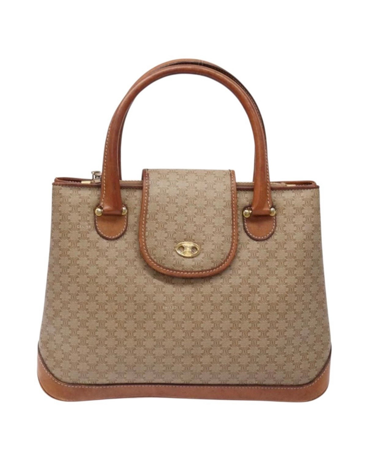 Celine Macadam Canvas Hand Bag