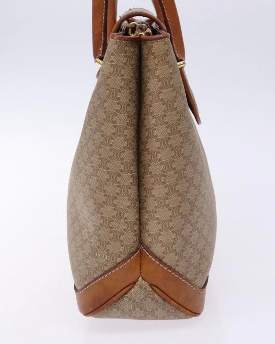 Celine Macadam Canvas Hand Bag