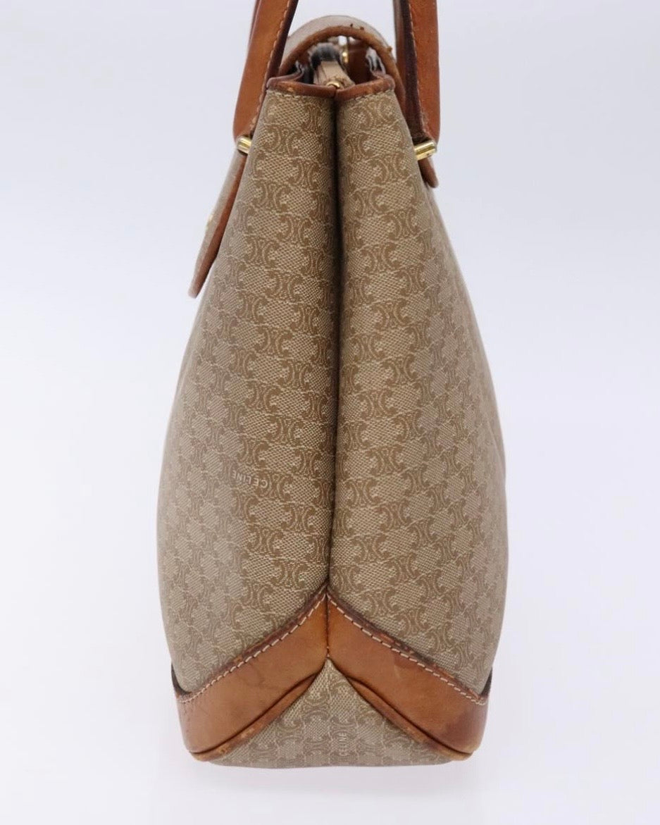 Celine Macadam Canvas Hand Bag