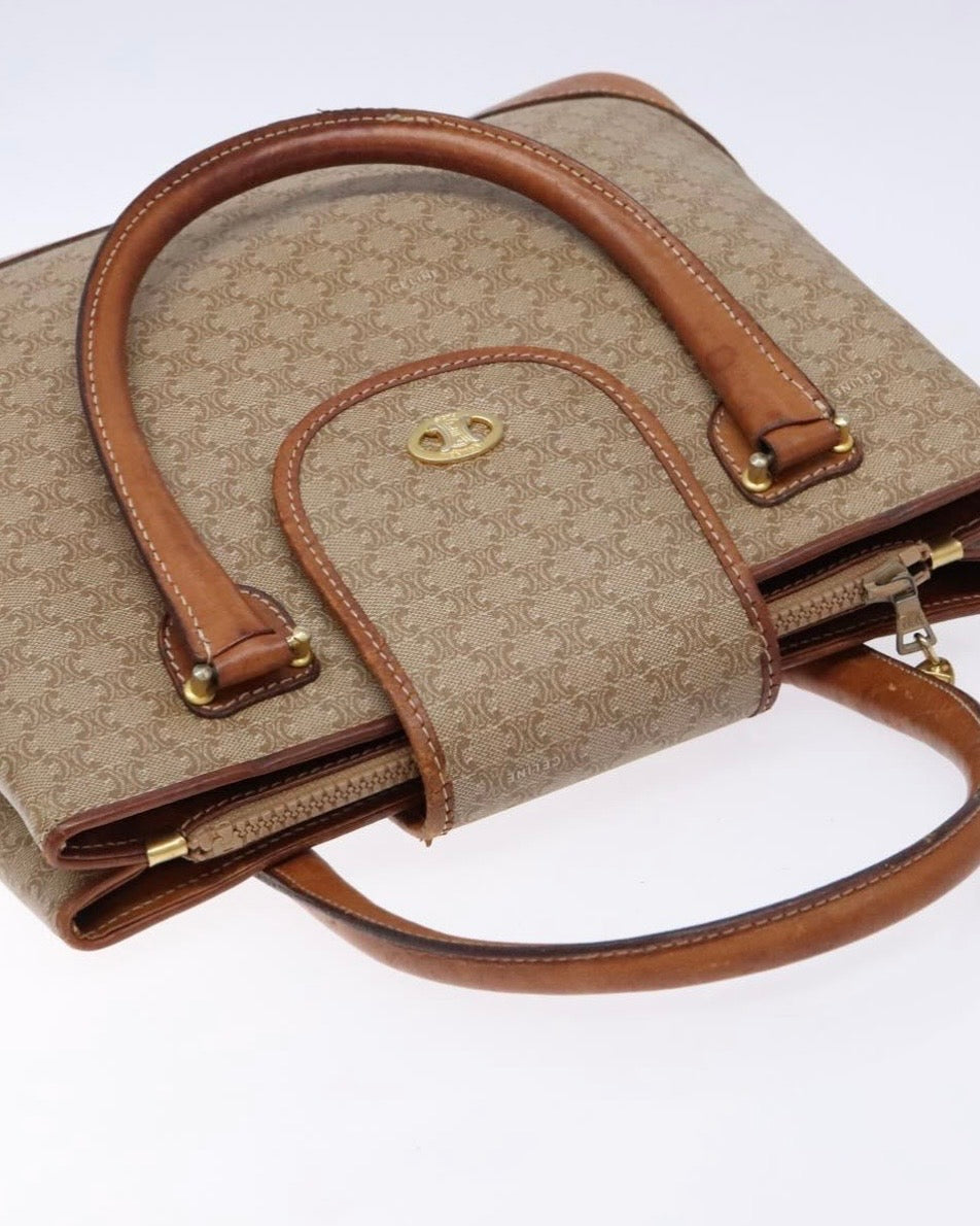 Celine Macadam Canvas Hand Bag