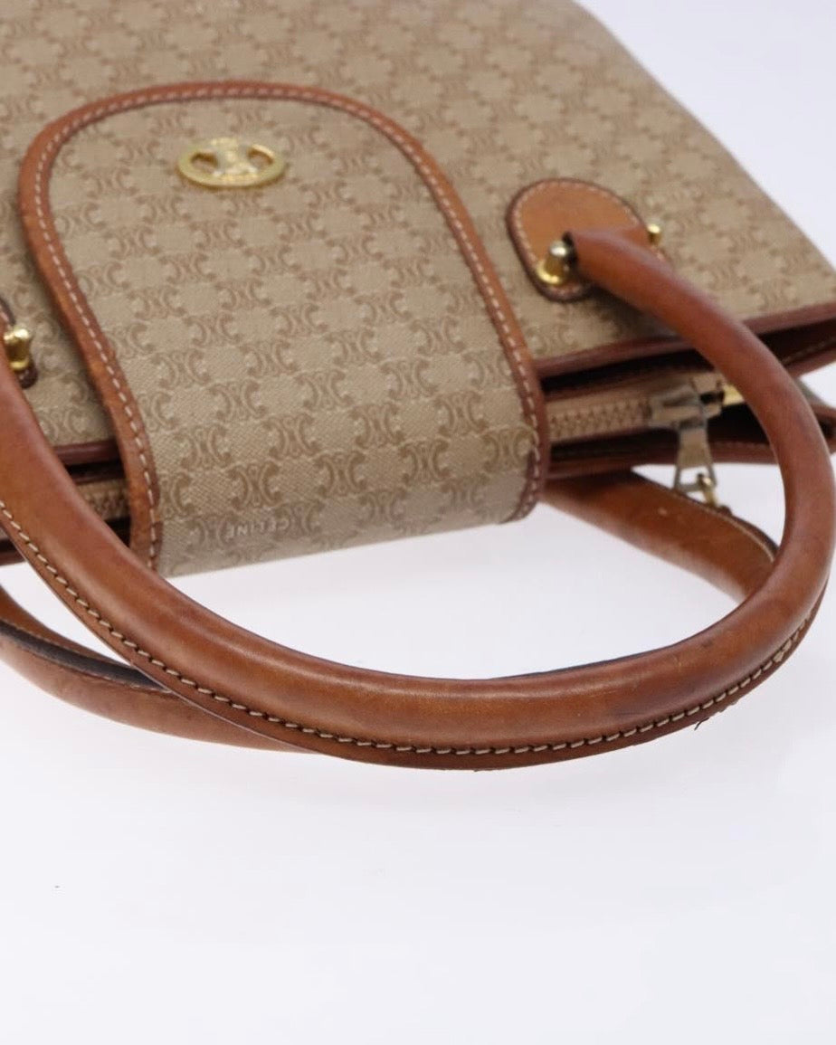 Celine Macadam Canvas Hand Bag