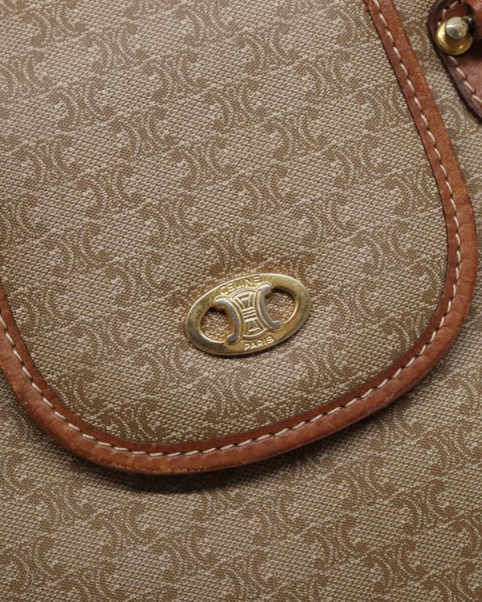 Celine Macadam Canvas Hand Bag