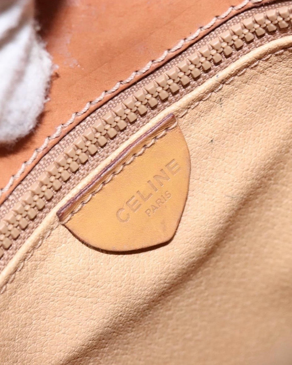 Celine Macadam Canvas Hand Bag
