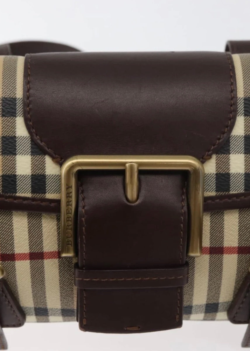 Burberry Nova Check Hand Bag Beige