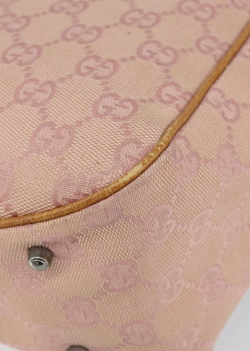 Gucci Canvas Tote Bag Pink