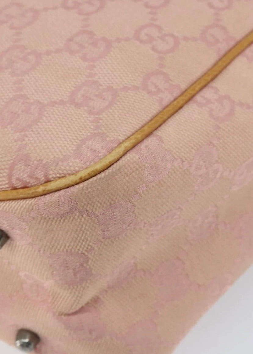 Gucci Canvas Tote Bag Pink