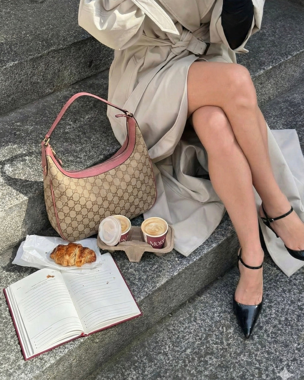 Gucci Hobo Bag Pink Details