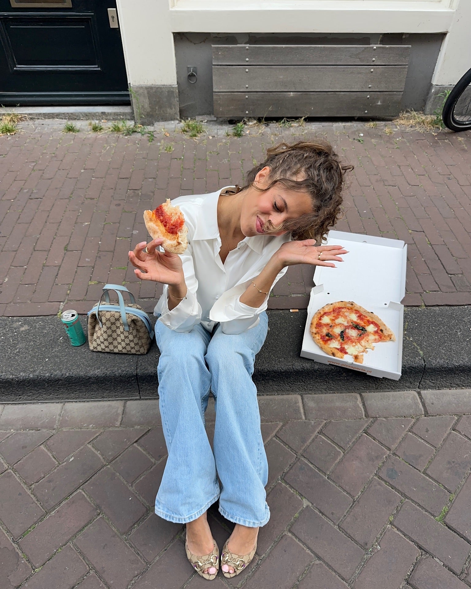 Gucci GG Canvas Hand Bag