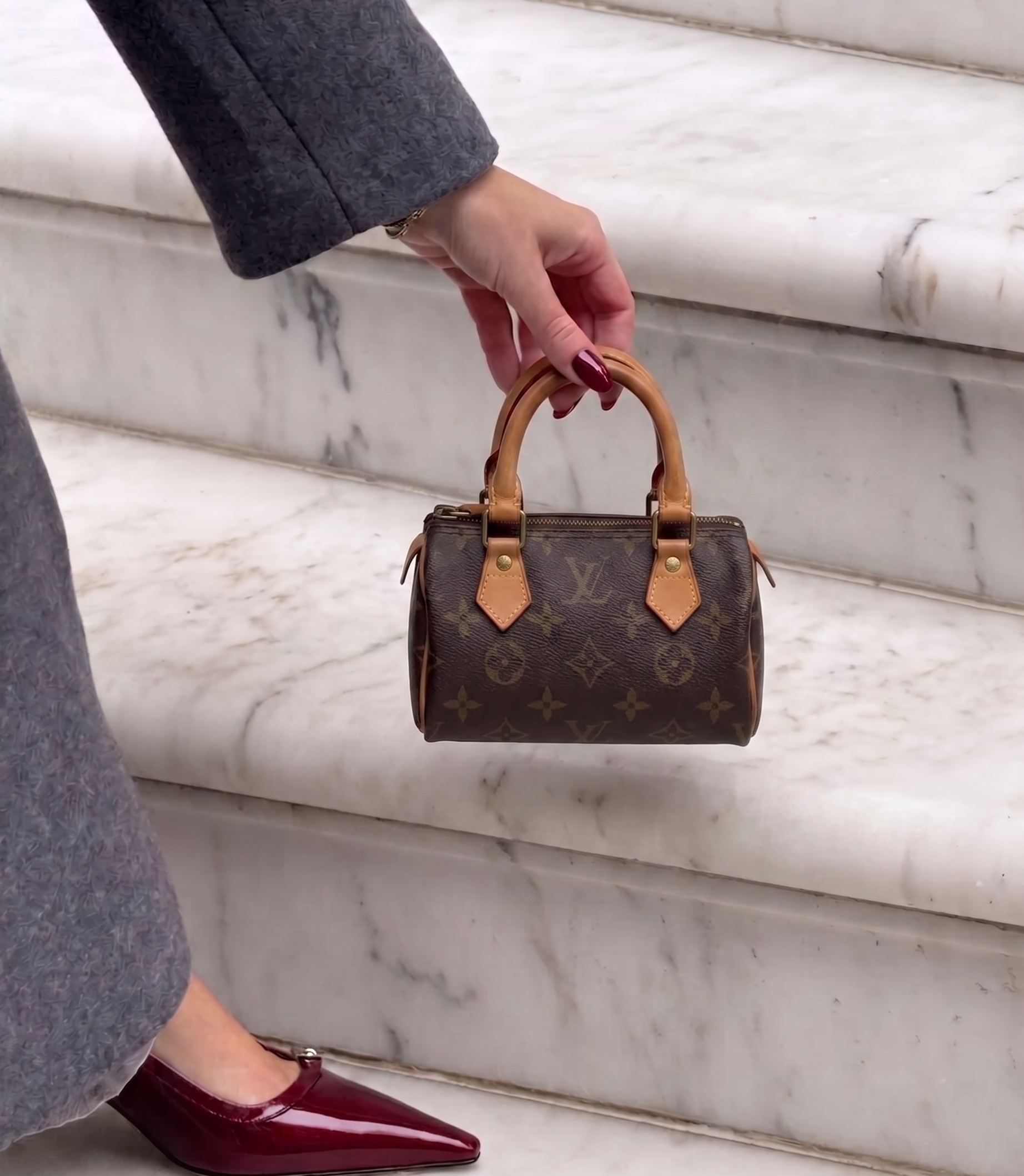 Louis Vuitton Monogram Mini Speedy Hand Bag